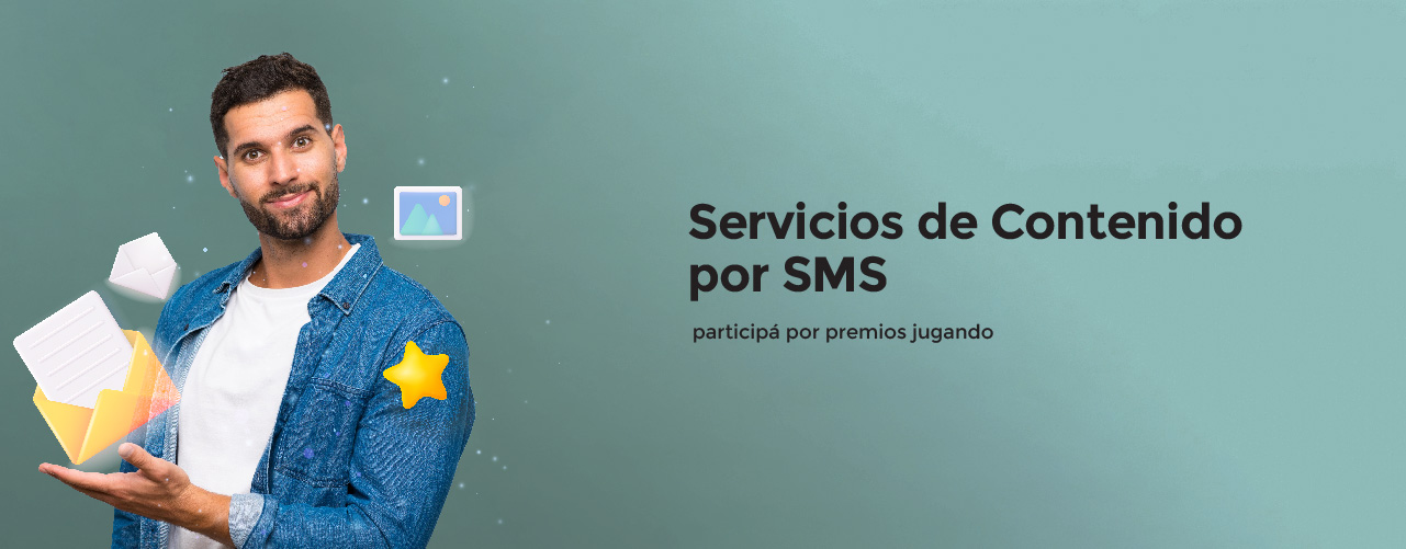 Con los servicios de contenido por SMS, participás por premios jugando