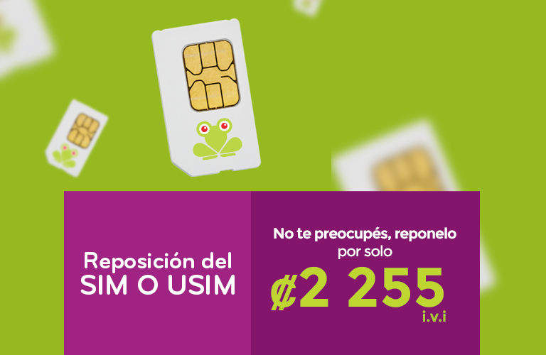 Reposición del SIM o USIM