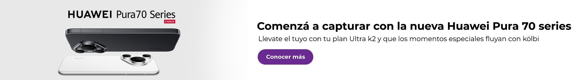 Comenzá a capturar con la nueva Huawei Pura 70 series