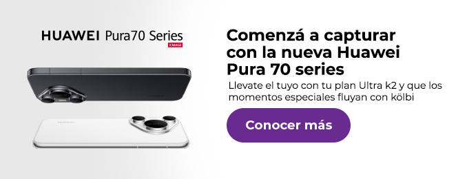 Comenzá a capturar con la nueva Huawei Pura 70 series