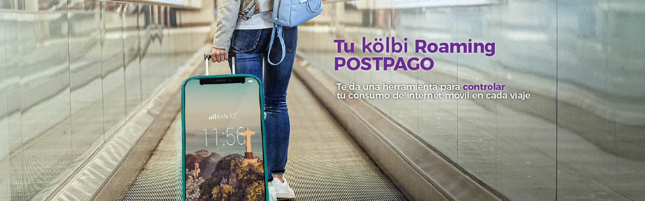 Roaming postpago te da una herramienta para controlar tu consumo de internet móvil en cada viaje