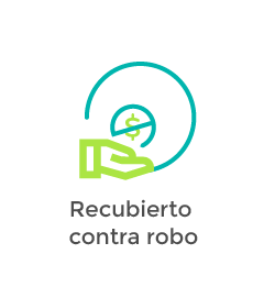 REcubierto contra robo