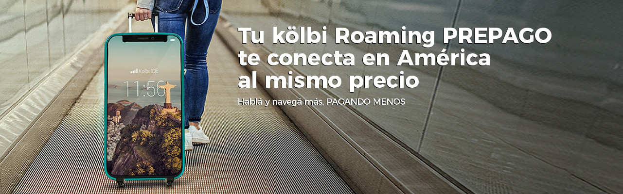 Roaming prepago te conecta en América* al mismo precio, activalo