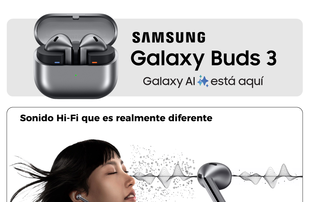 Samsung Galaxy Buds 3 sonido realmente diferente