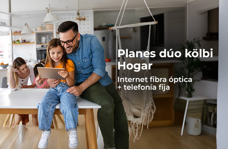 Contratá tu plan dúo de Intenet fibra óptica más telefonía fija