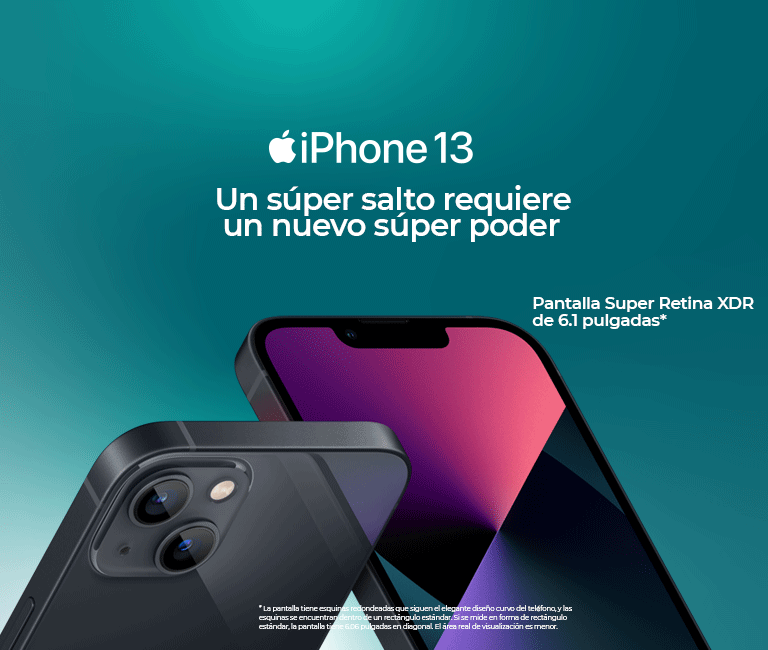 iPhone 13 pantalla super Retina XDR