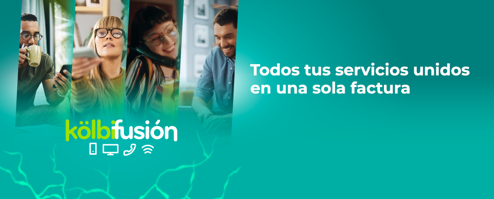 kölbi fusión, todos tus servicios unidos en una sola factura