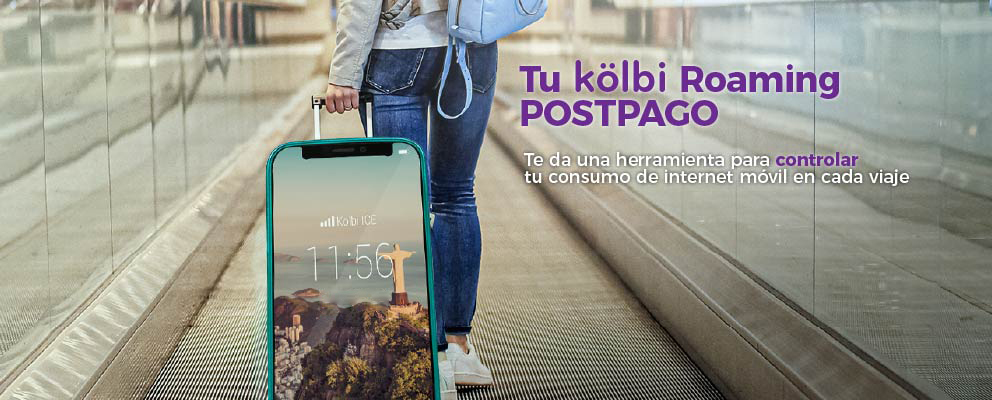 ﻿Roaming postpago te da una herramienta para controlar tu consumo de internet móvil en cada viaje