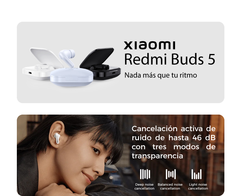 Xiaomi Redmi Buds 5, nada más que tu ritmo