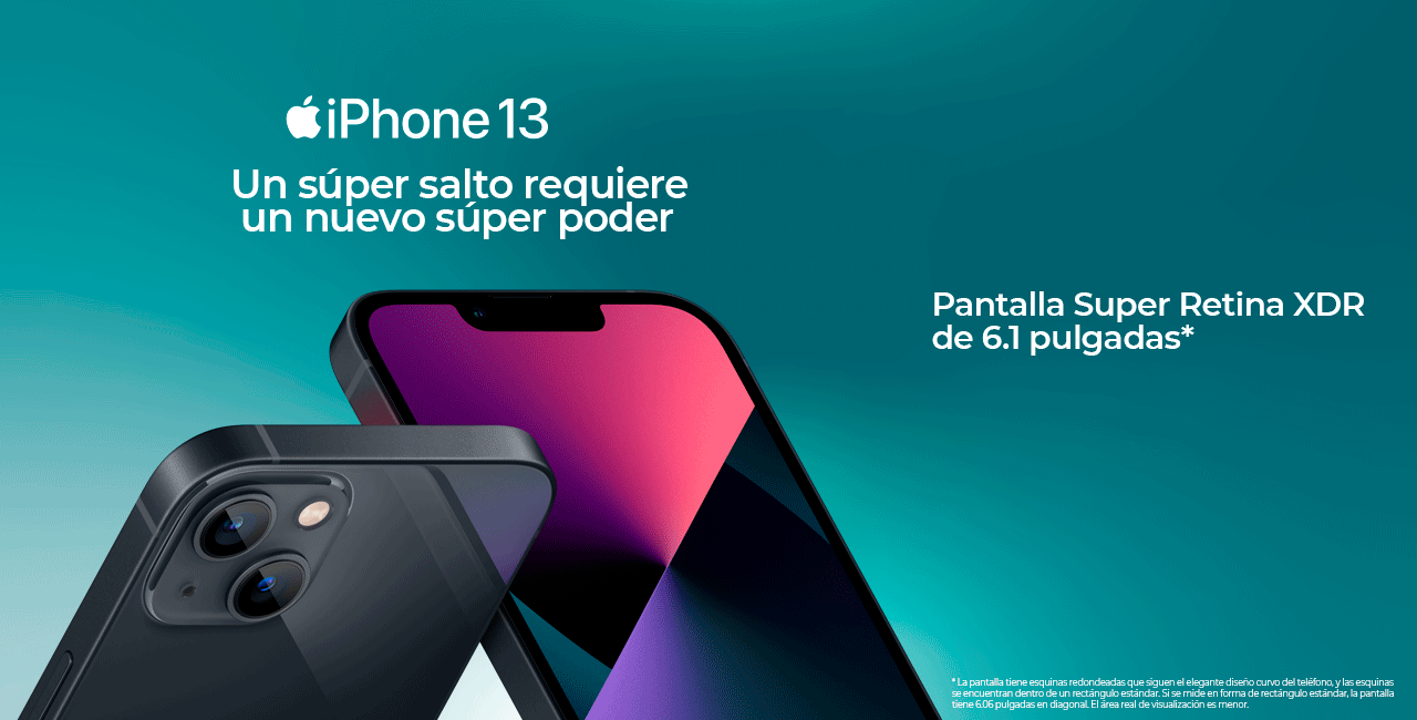 iPhone 13 pantalla super Retina XDR