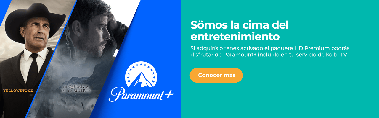 Si adquirís o tenés activado el paquete HD Premium podrás disfrutar de Paramount+ conocé más