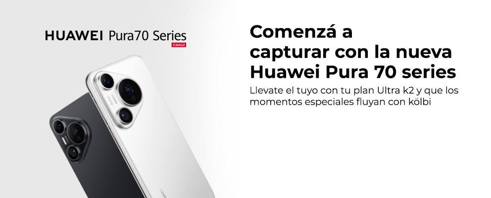 Comenzá a capturar con la nueva Huawei Pura 70 series