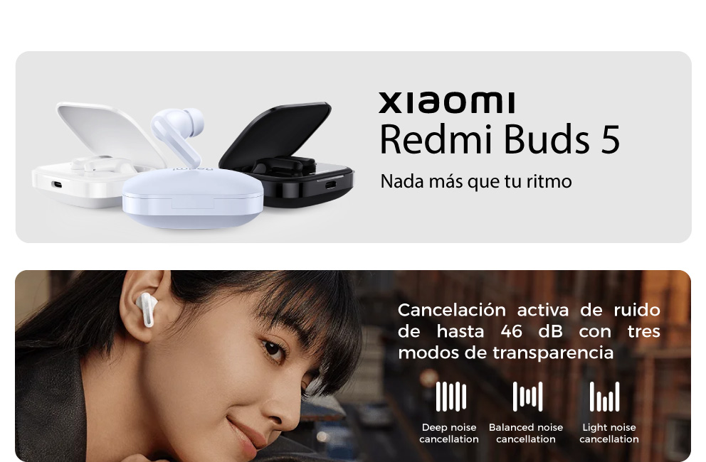 Xiaomi Redmi Buds 5, nada más que tu ritmo