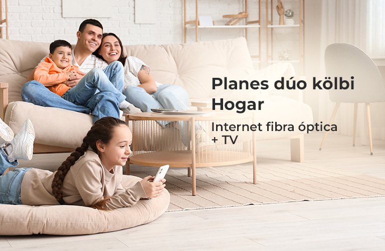 Contratá tu plan dúo de Intenet fibra óptica más televisión