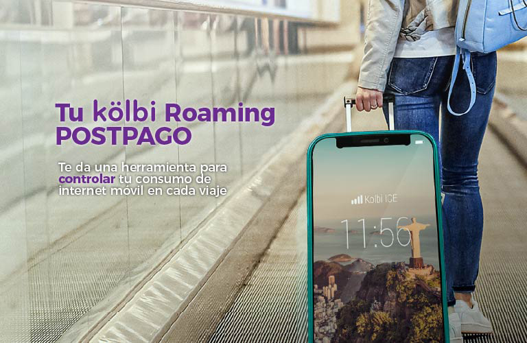 ﻿Roaming postpago te da una herramienta para controlar tu consumo de internet móvil en cada viaje