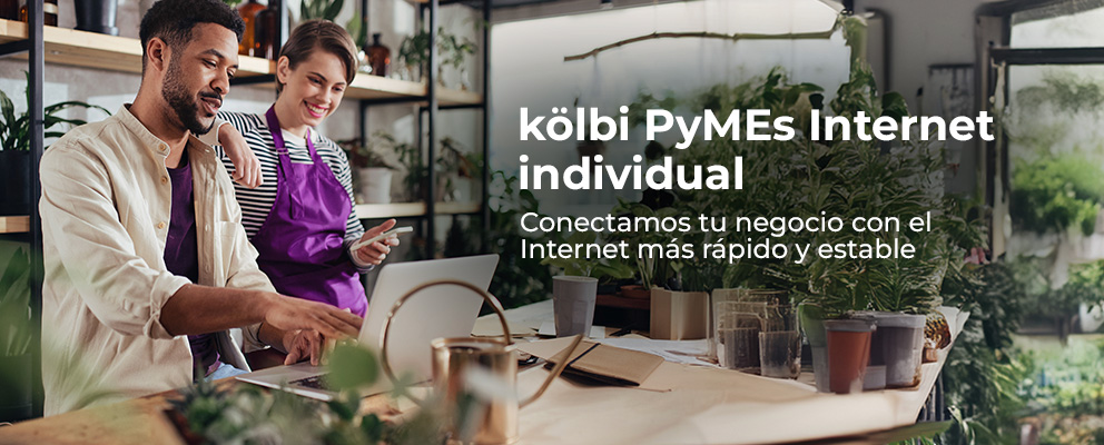 kölbi PyMEs Internet individual, conectamos tu negocio con el Internet más rápido y estable