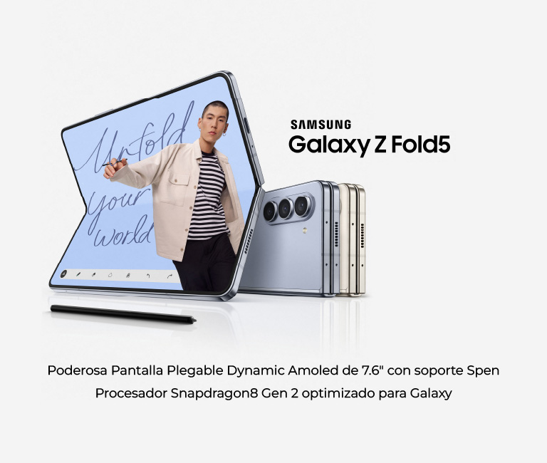 Samsung Galaxy Z Fold5, poderosa pantalla plegable con soporte Spen