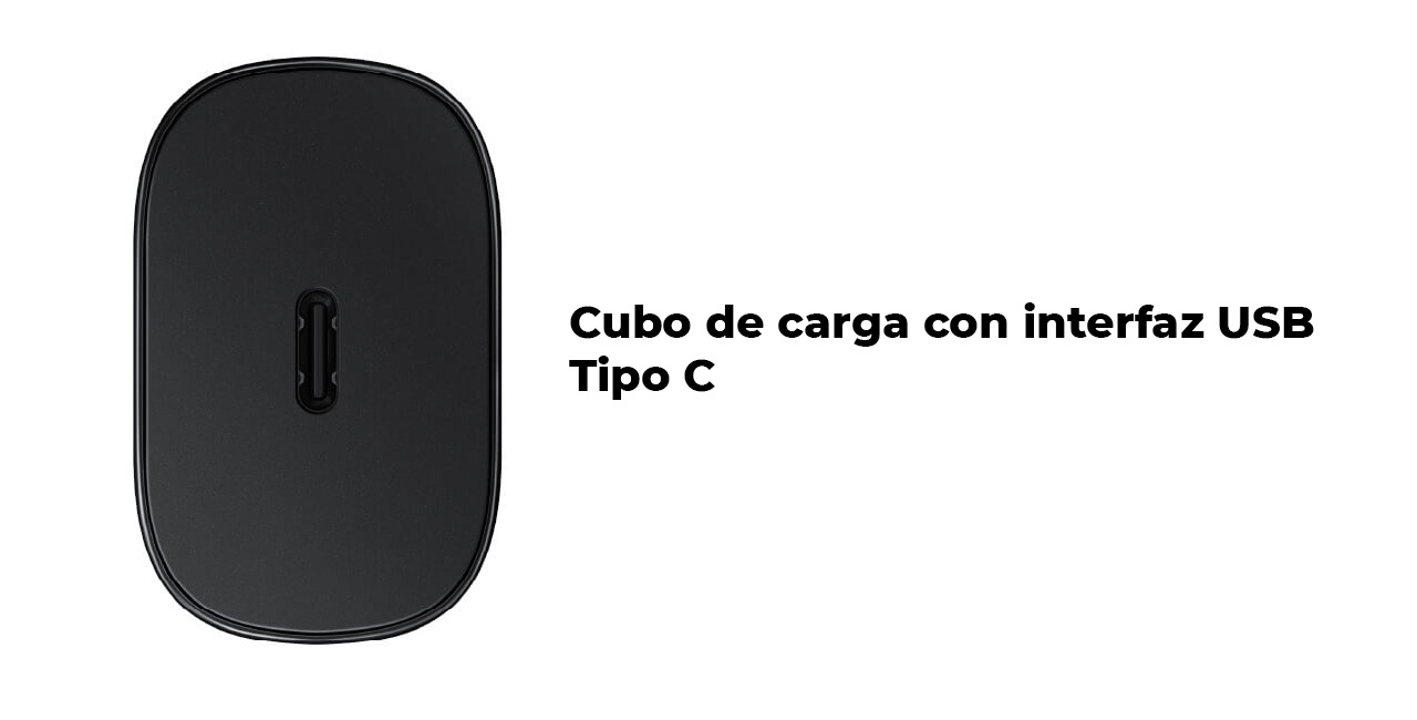 Cubo de carga con interfaz USB Tipo C