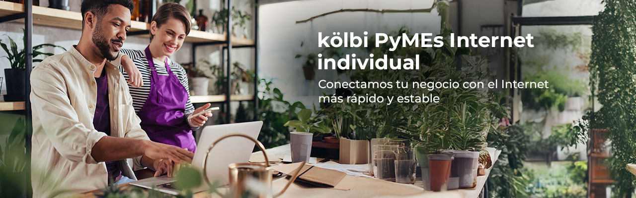 kölbi PyMEs Internet individual, conectamos tu negocio con el Internet más rápido y estable 