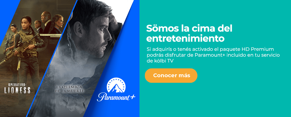 Si adquirís o tenés activado el paquete HD Premium podrás disfrutar de Paramount+ conocé más