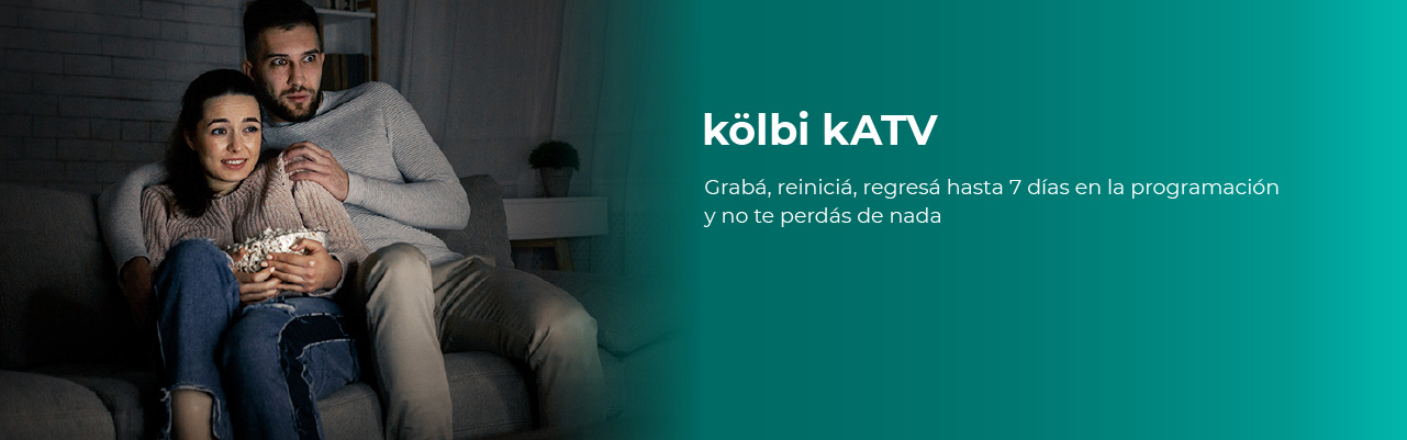 kölbi kATV Grabá, reiniciá, regresá hasta 7 días en la programación y no te perdás de nada 