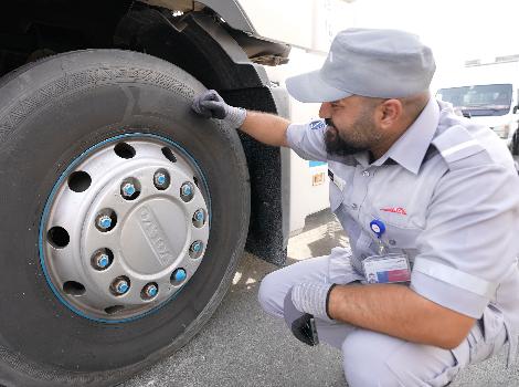 Image for Conducting 23,000 Tyre Safety Inspections for Heavy Vehicles in H1 2024