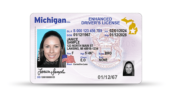 Michigan enhanced driver's license