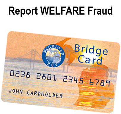 Report Welfare Fraud button