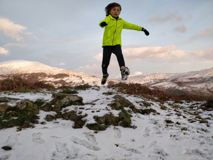 Eight-year-old Joss raises over £1,600 by running every day in January