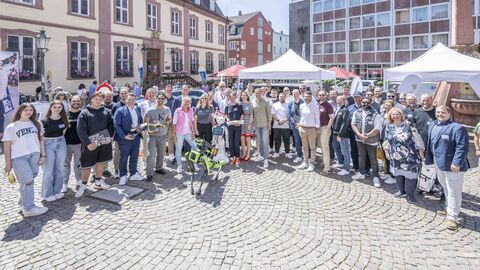 Gruppenfoto der Teilnehmenden der KI-Tour in Fulda