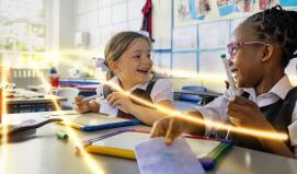 Children in classroom