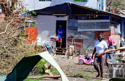 Urgence liée à l'ouragan Iota. Providencia, Colombie. 2020.