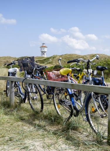 Fahrräder auf Langeoog