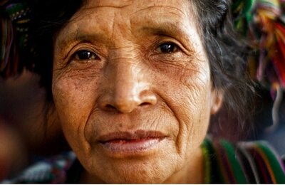 Older women with head band