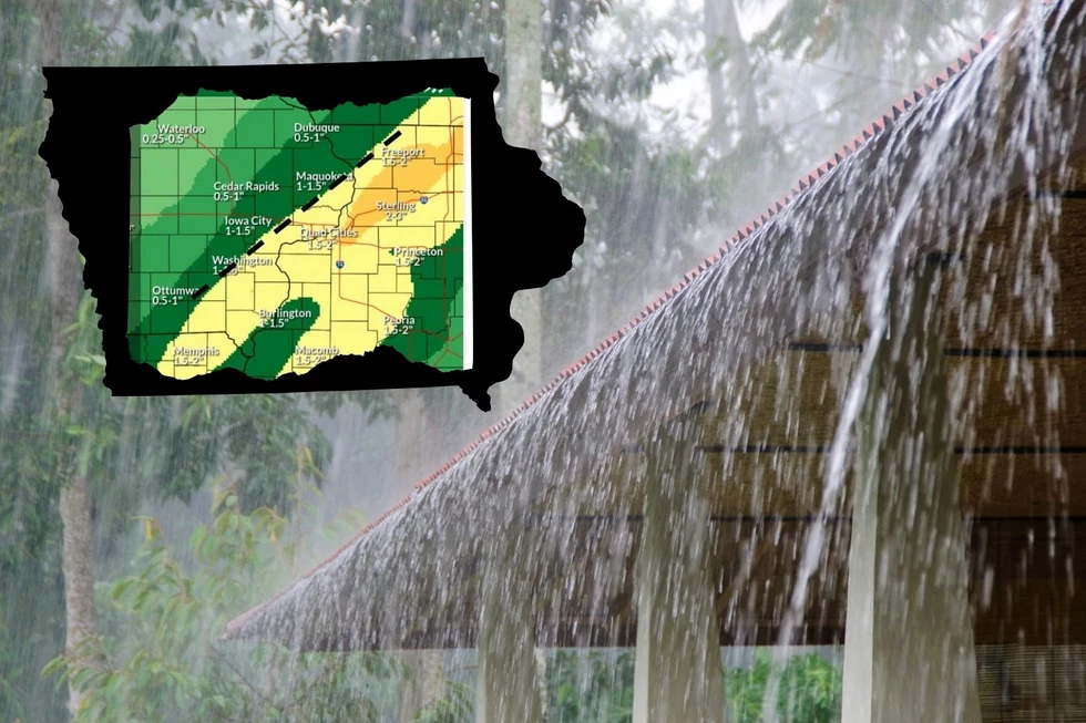 Iowa's Downpour Helps With Drought- Dubuque Gets 2 1/4 Inches!