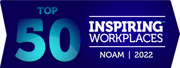 NOAM Top 50 Inspiring Workplaces award 2023