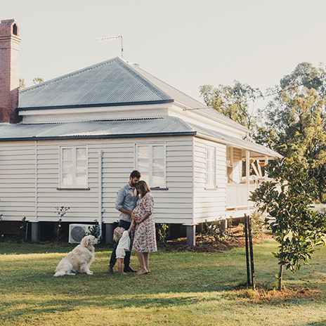 Two People at Home