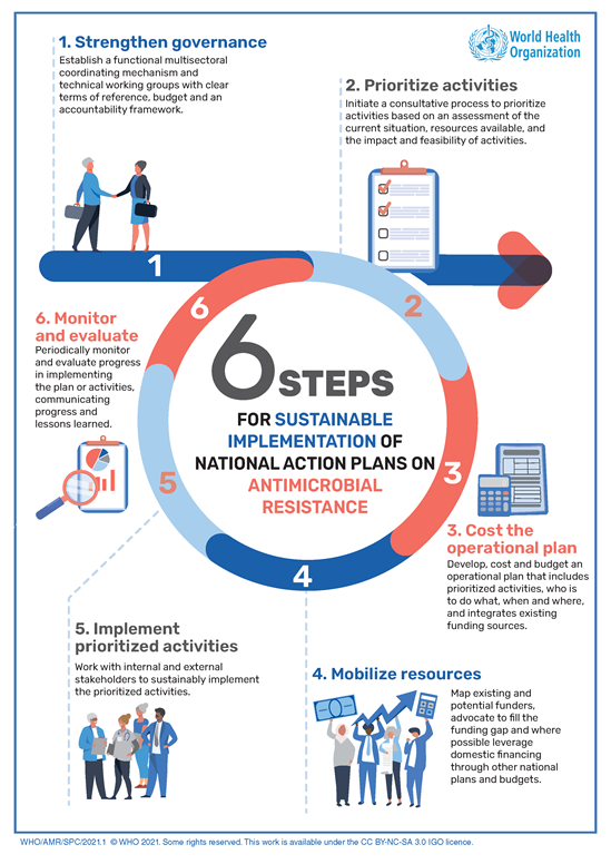 WHO infographic NAP implementation handbook