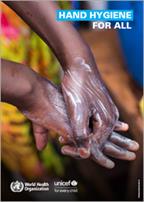 Cover illustration of hand hygiene for all global initiative launch document