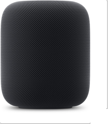 HomePod i fargen midnatt