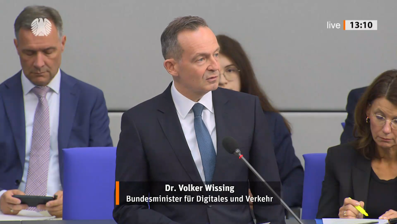 Volker Wissing spricht im Bundestag