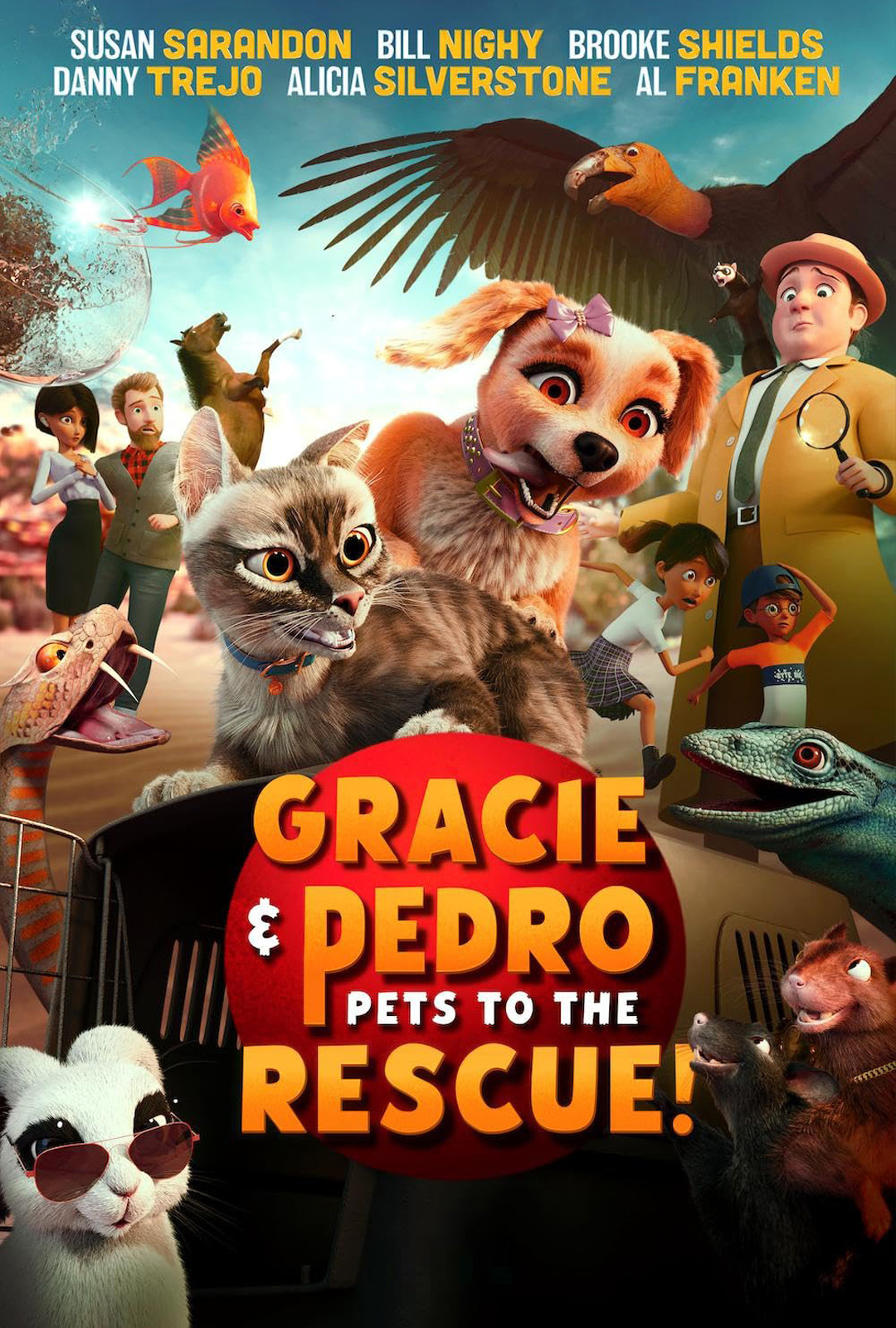 Movie Poster: Gracie and Pedro: Pets to the Rescue