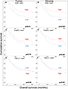 Effect of immune infiltrate density at the invasive margin on overall survi