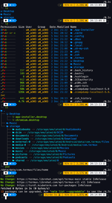 Termux List