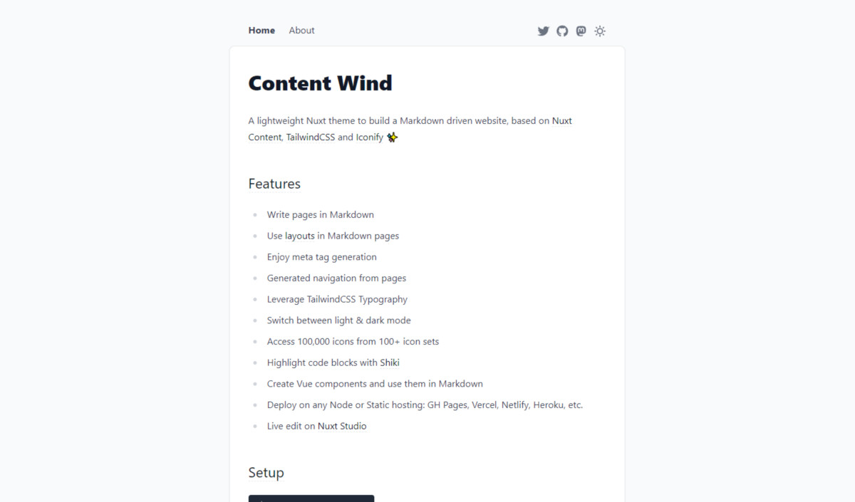 Content-Wind Screenshot