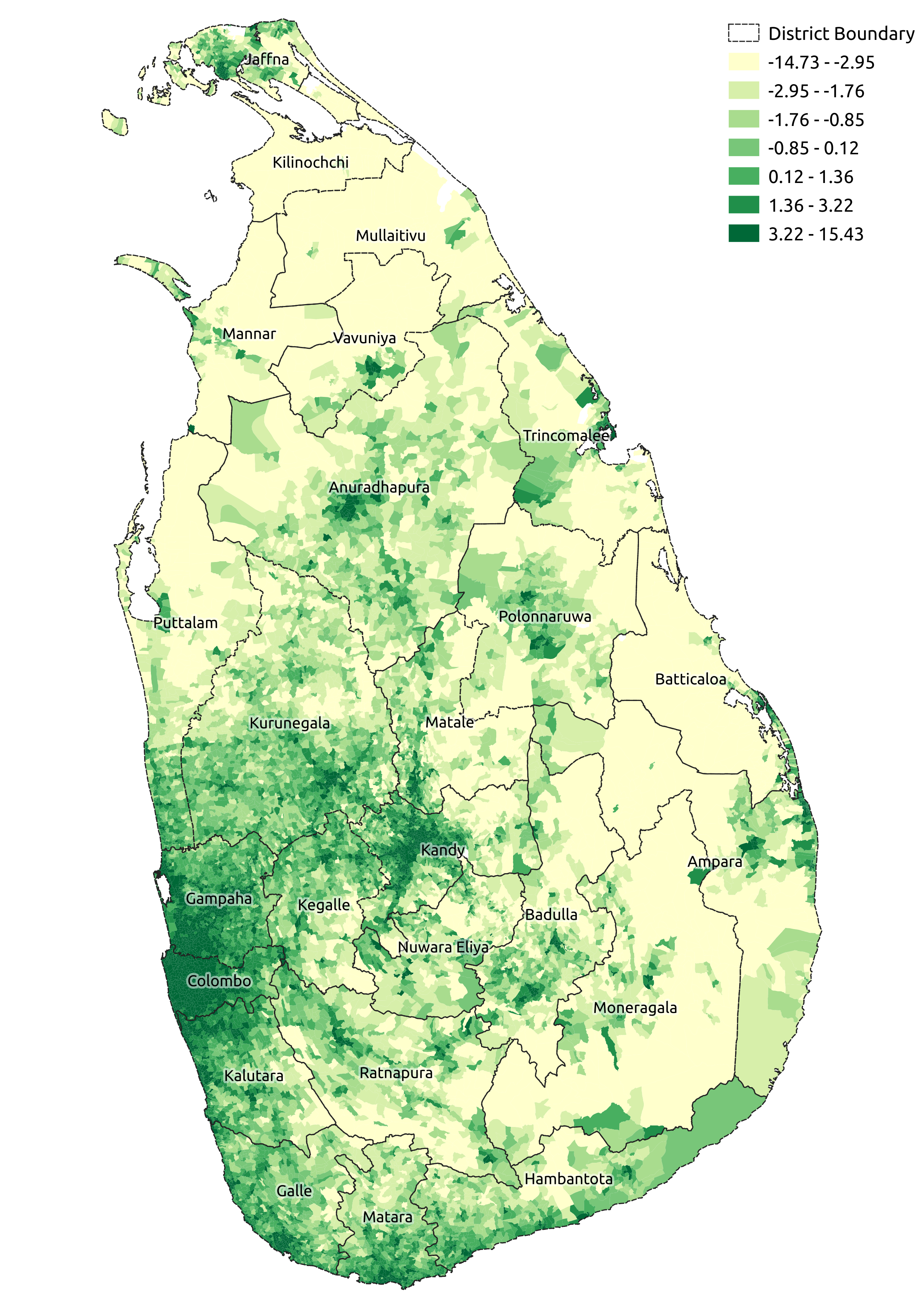 Socioeconomic Index using the combined dataset