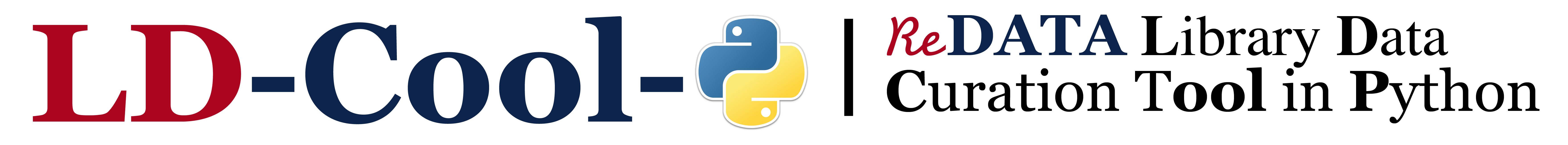 ReDATA Library Data Curation Tool in Python