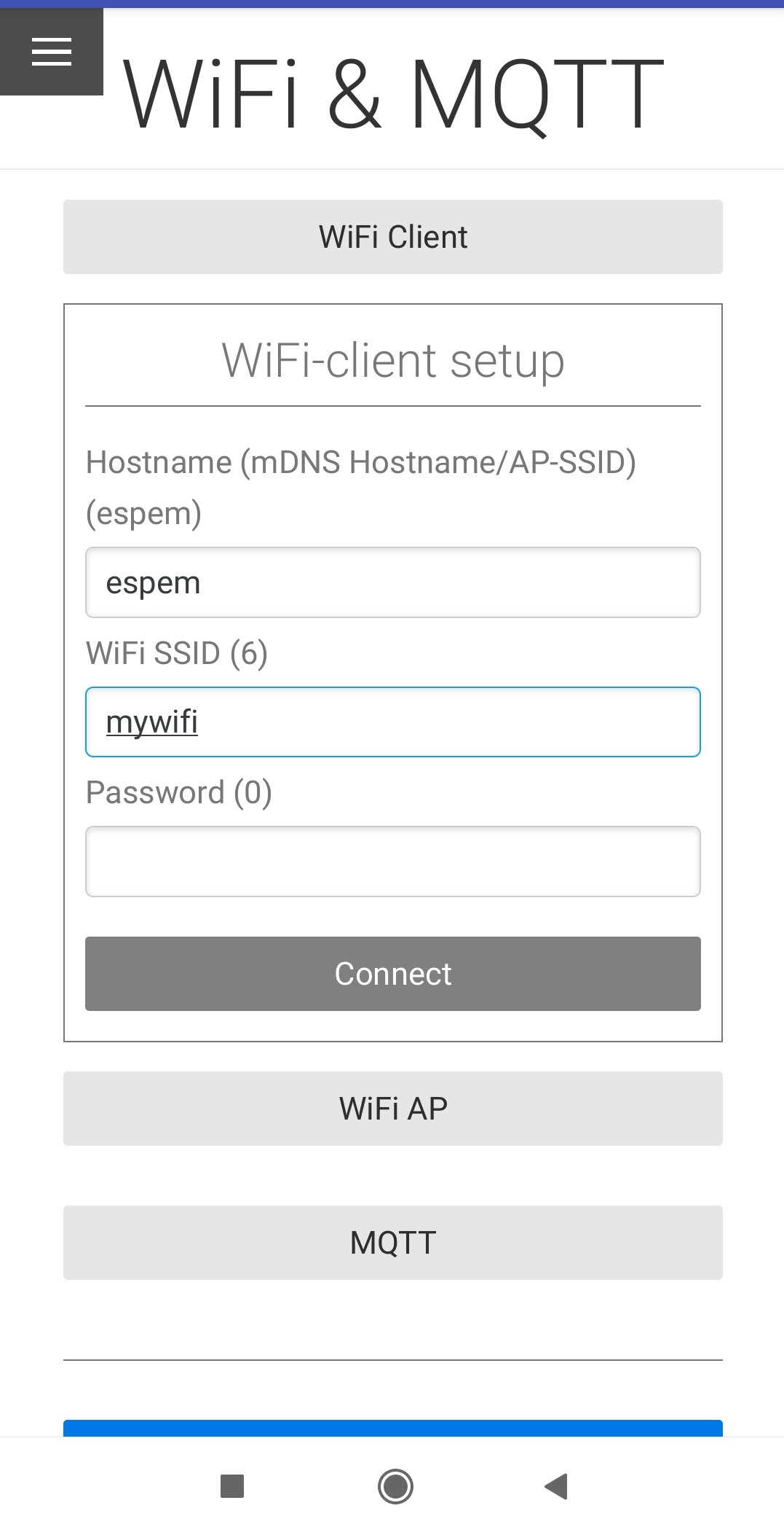 EmbUI WiFi