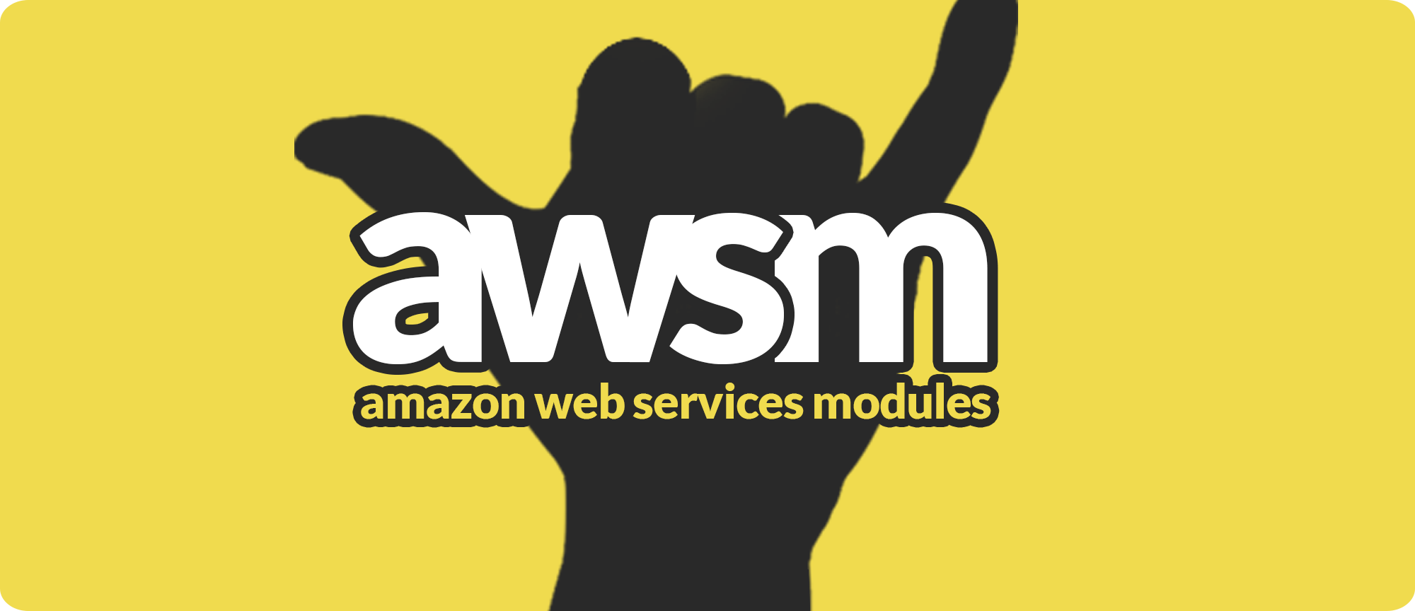 AWSM logo aws modules lambda api gateway JAWS