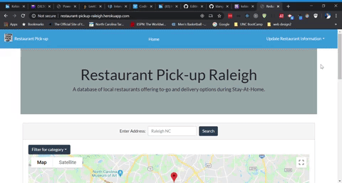 Raleigh-Curbside-Pickup app